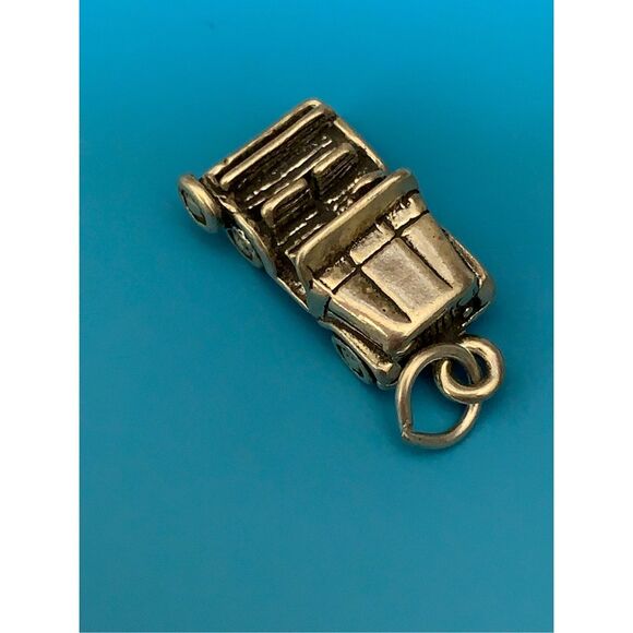 Military Jeep Sterling Silver Jewelry Charm #transportation - Picture 8 of 8